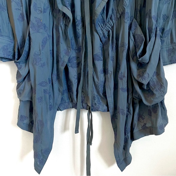 Anthropologie Hei Hei Melita Duster Floral Embroidered Jacket Size XS EUC - Picture 7 of 11